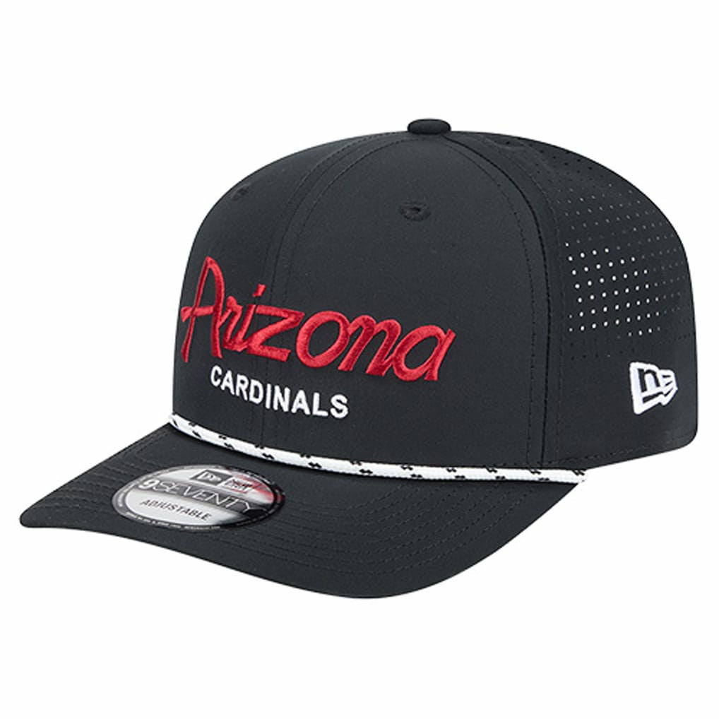 Arizona Cardinals New Era Script 9SEVENTY Adjustable Hat Black - NFL