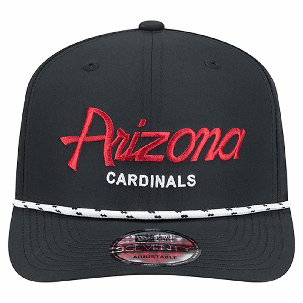 Arizona Cardinals New Era Script 9SEVENTY Adjustable Hat Black - NFL