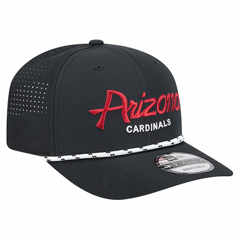 Arizona Cardinals New Era Script 9SEVENTY Adjustable Hat Black - NFL