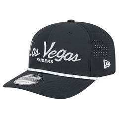 Las Vegas Raiders New Era Script 9SEVENTY Adjustable Hat Black - NFL
