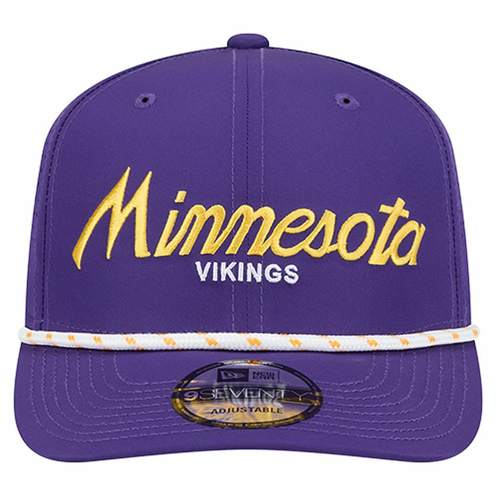 Minnesota Vikings New Era Script 9SEVENTY Adjustable Hat Purple - NFL