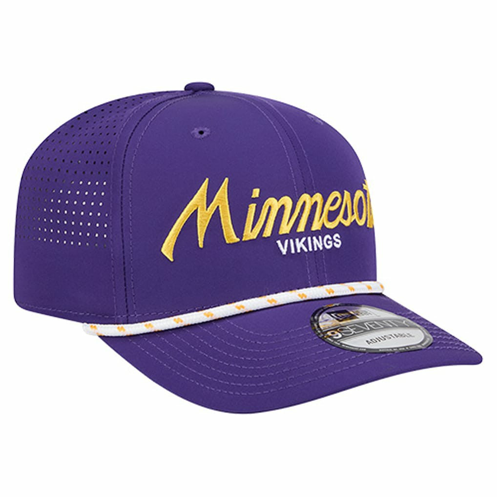Minnesota Vikings New Era Script 9SEVENTY Adjustable Hat Purple - NFL