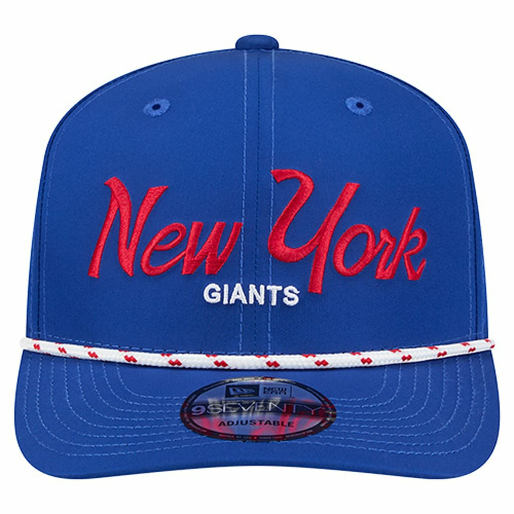New York Giants New Era Script 9SEVENTY Adjustable Hat Royal - NFL