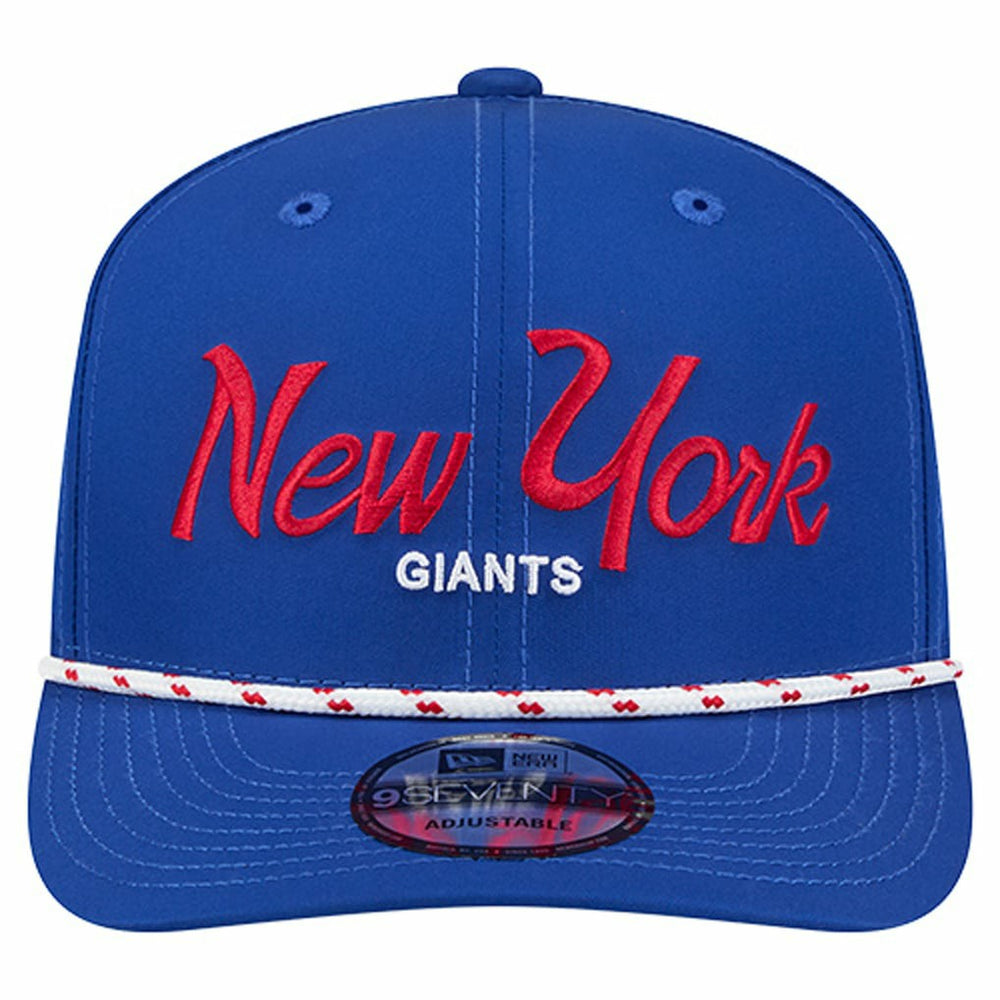 New York Giants New Era Script 9SEVENTY Adjustable Hat Royal - NFL