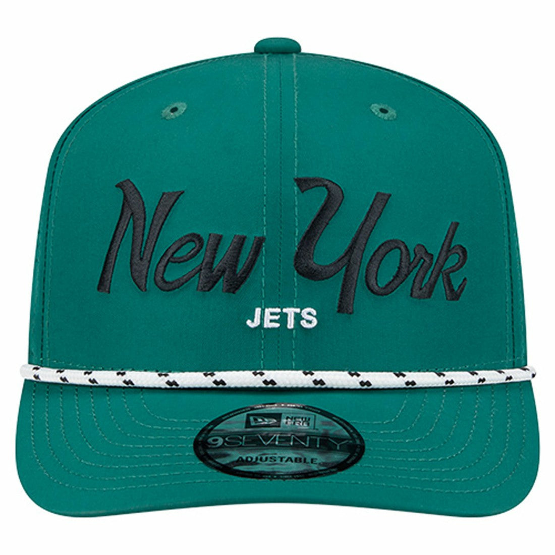 New York Jets New Era Script 9SEVENTY Adjustable Hat Green - NFL