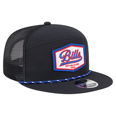 Buffalo Bills New Era Ripstop Patch 9FIFTY Split Panel Snapback Hat Black - NFL