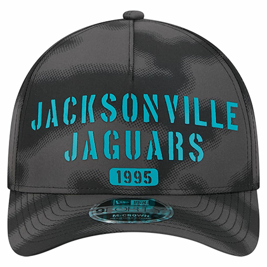 Jacksonville Jaguars New Era Halftone Camo 9FORTY Hat Gray - NFL