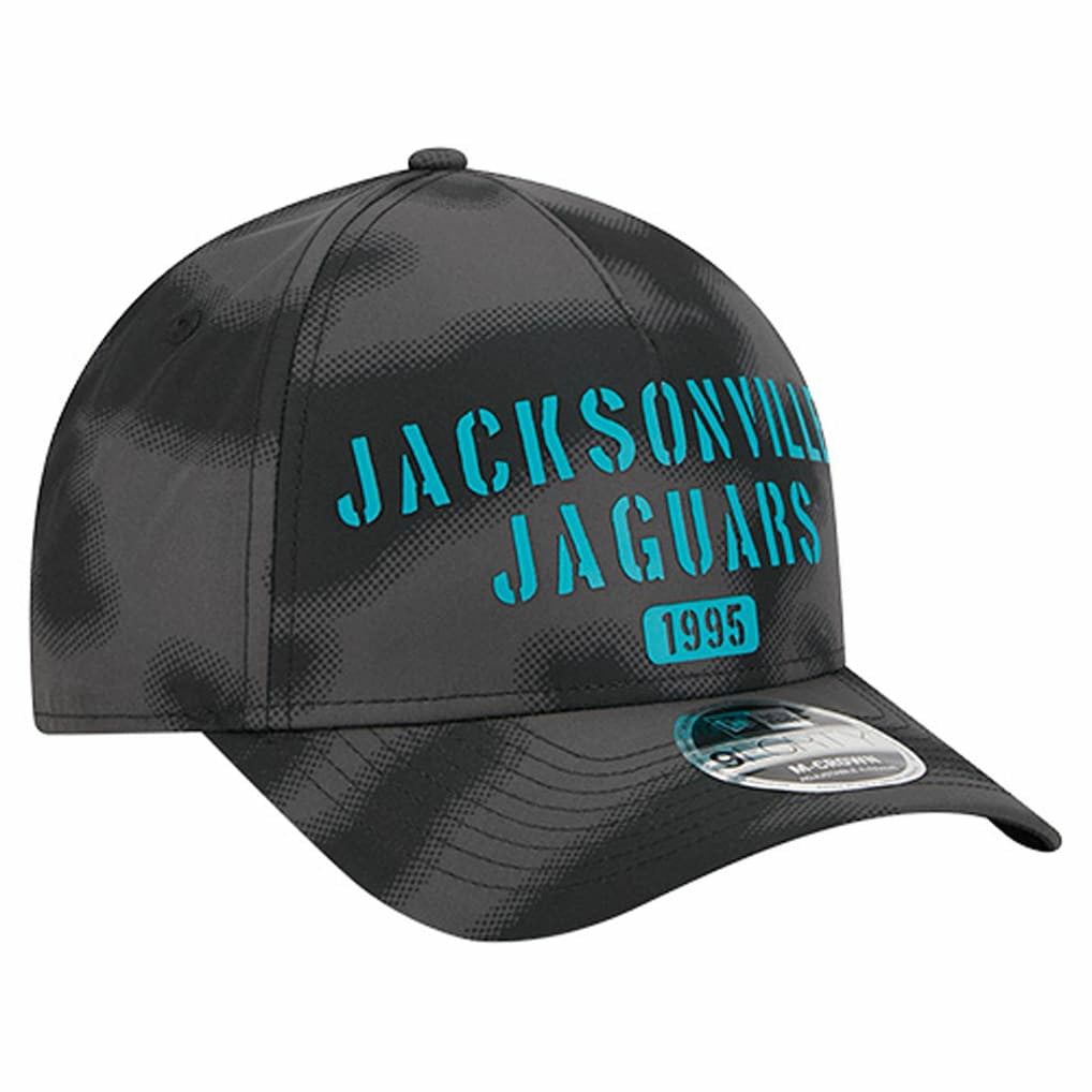 Jacksonville Jaguars New Era Halftone Camo 9FORTY Hat Gray - NFL