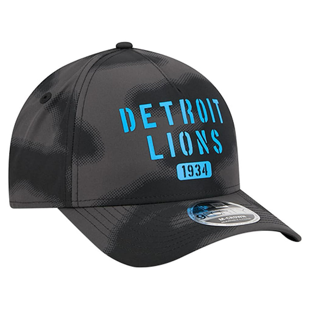 Detroit Lions New Era Halftone Camo 9FORTY Hat Gray - NFL