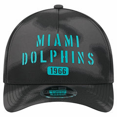 Miami Dolphins New Era Halftone Camo 9FORTY Hat Gray - NFL
