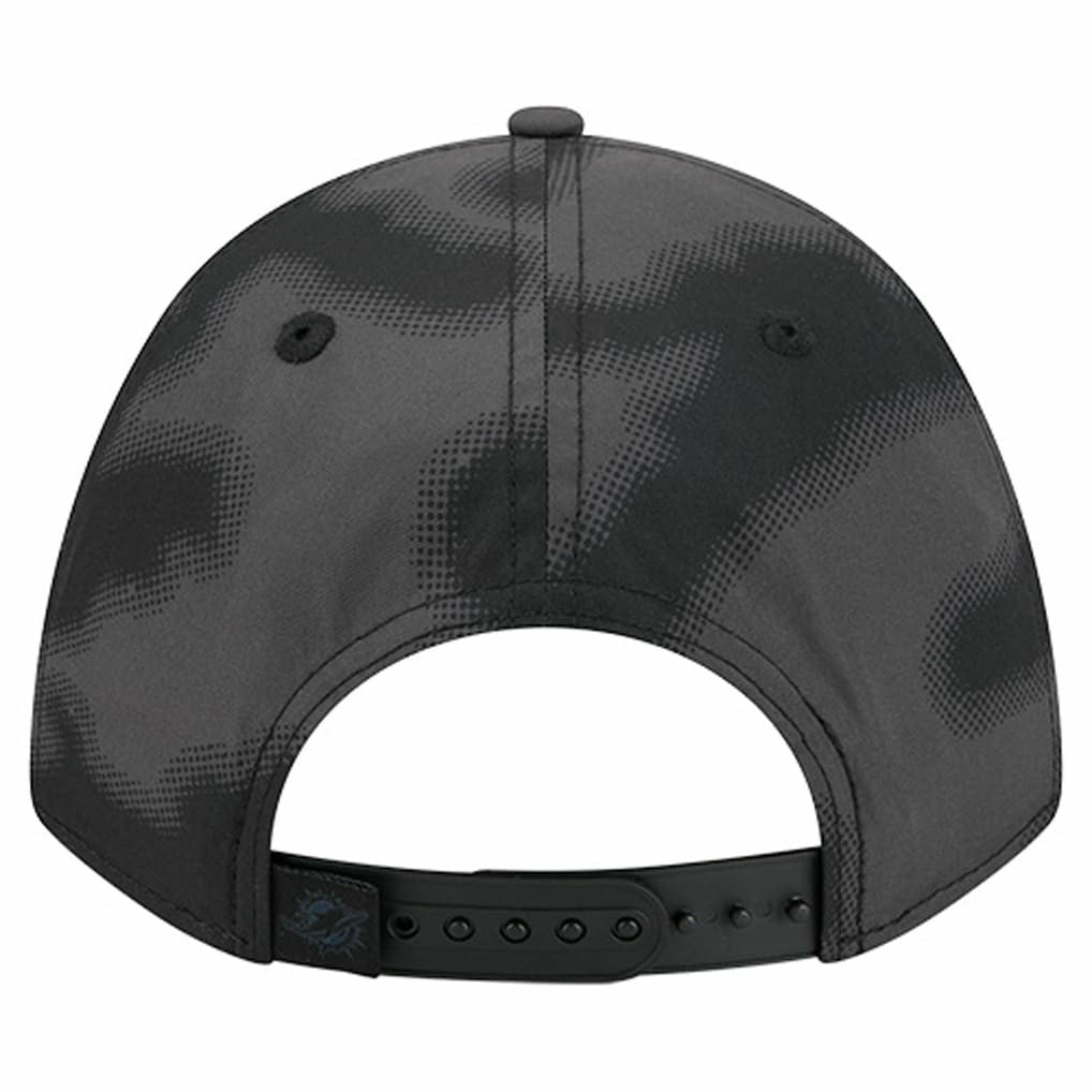 Miami Dolphins New Era Halftone Camo 9FORTY Hat Gray - NFL