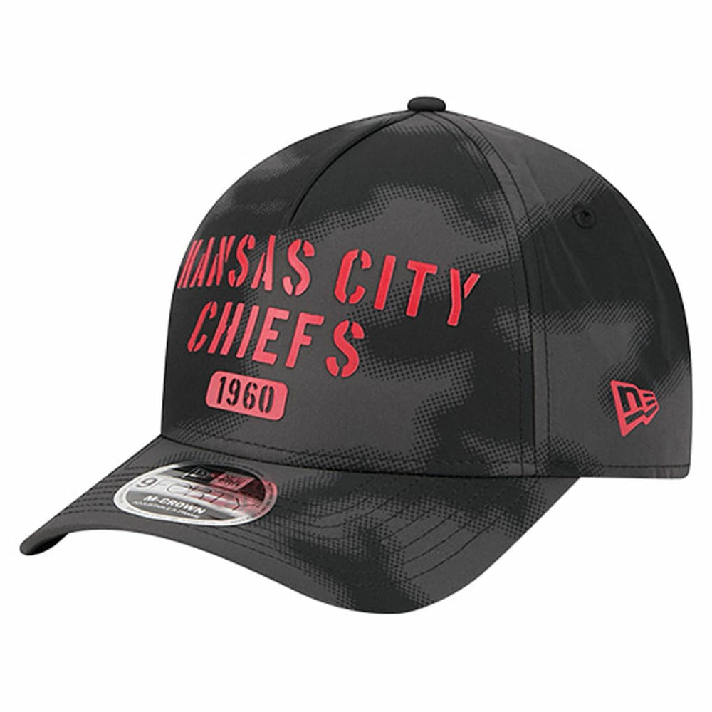 Kansas City Chiefs New Era Halftone Camo 9FORTY Hat Gray - NFL