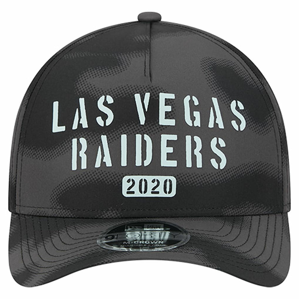 Las Vegas Raiders New Era Halftone Camo 9FORTY Hat Gray - NFL