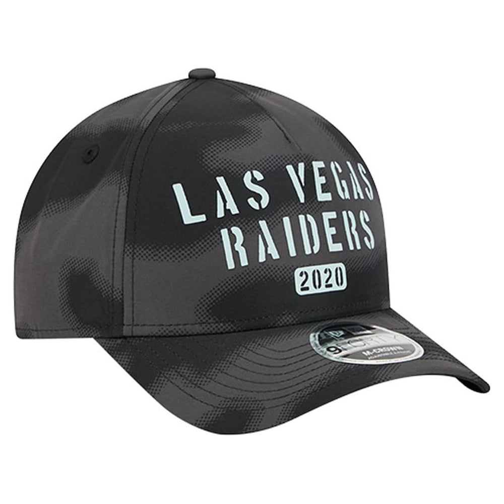 Las Vegas Raiders New Era Halftone Camo 9FORTY Hat Gray - NFL