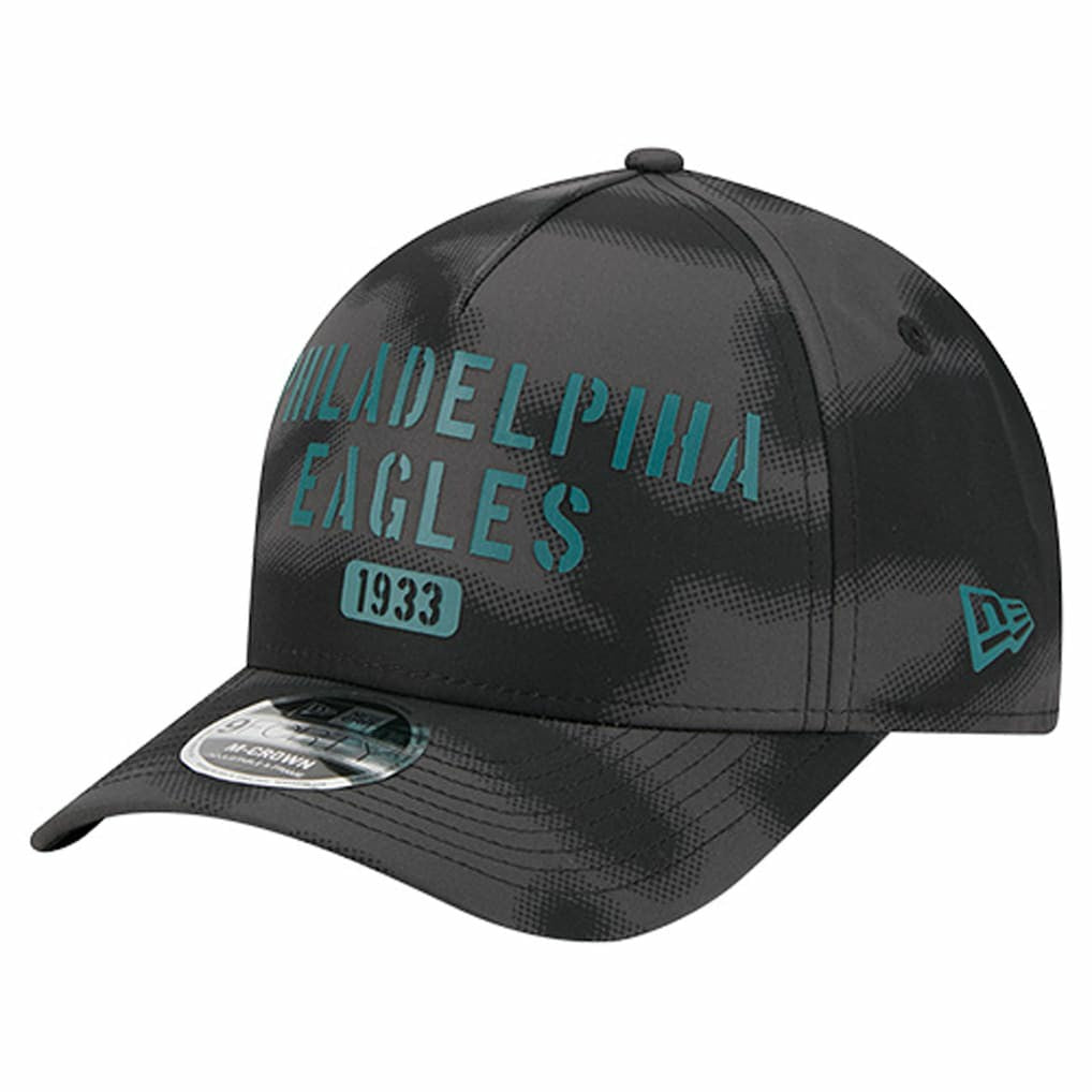 Philadelphia Eagles New Era Halftone Camo 9FORTY Hat Gray - NFL