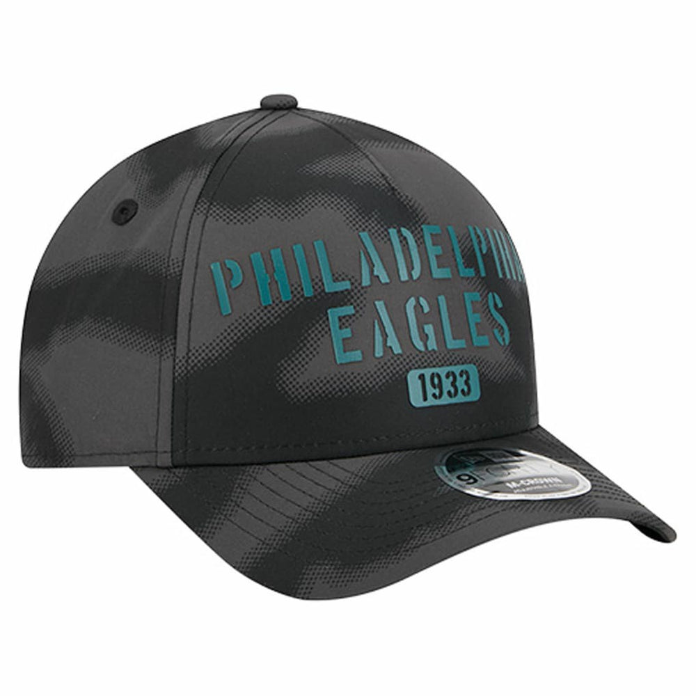Philadelphia Eagles New Era Halftone Camo 9FORTY Hat Gray - NFL