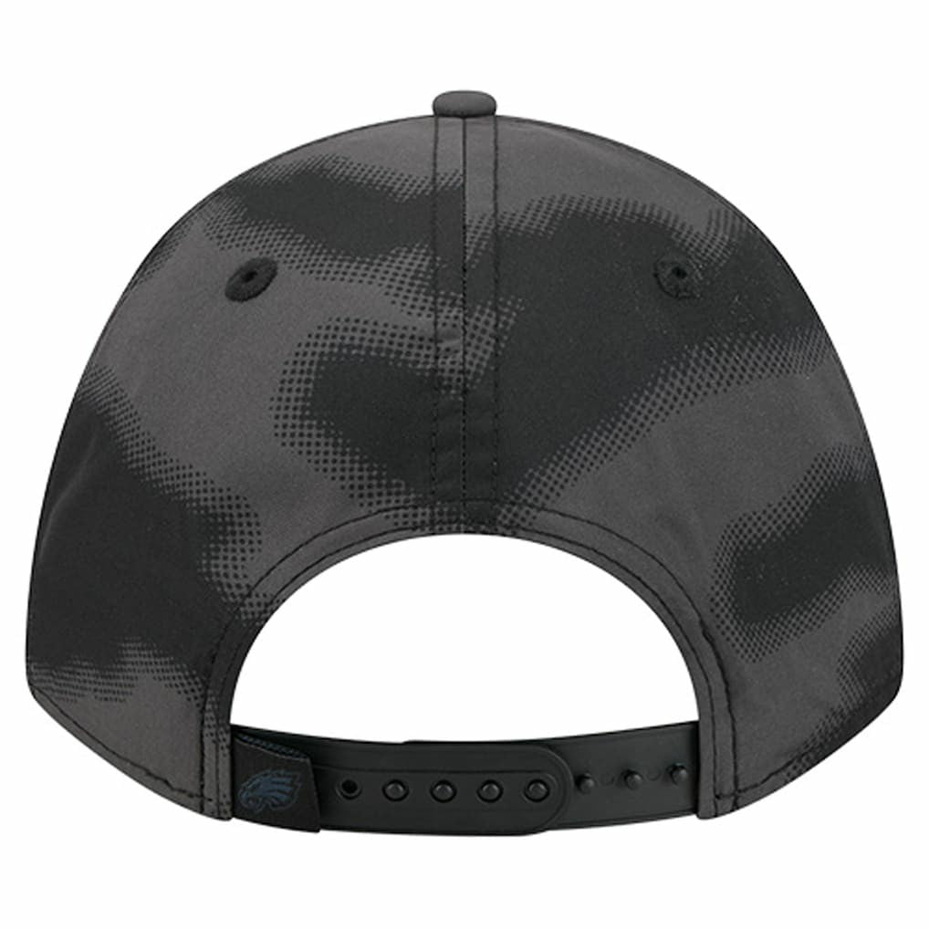 Philadelphia Eagles New Era Halftone Camo 9FORTY Hat Gray - NFL