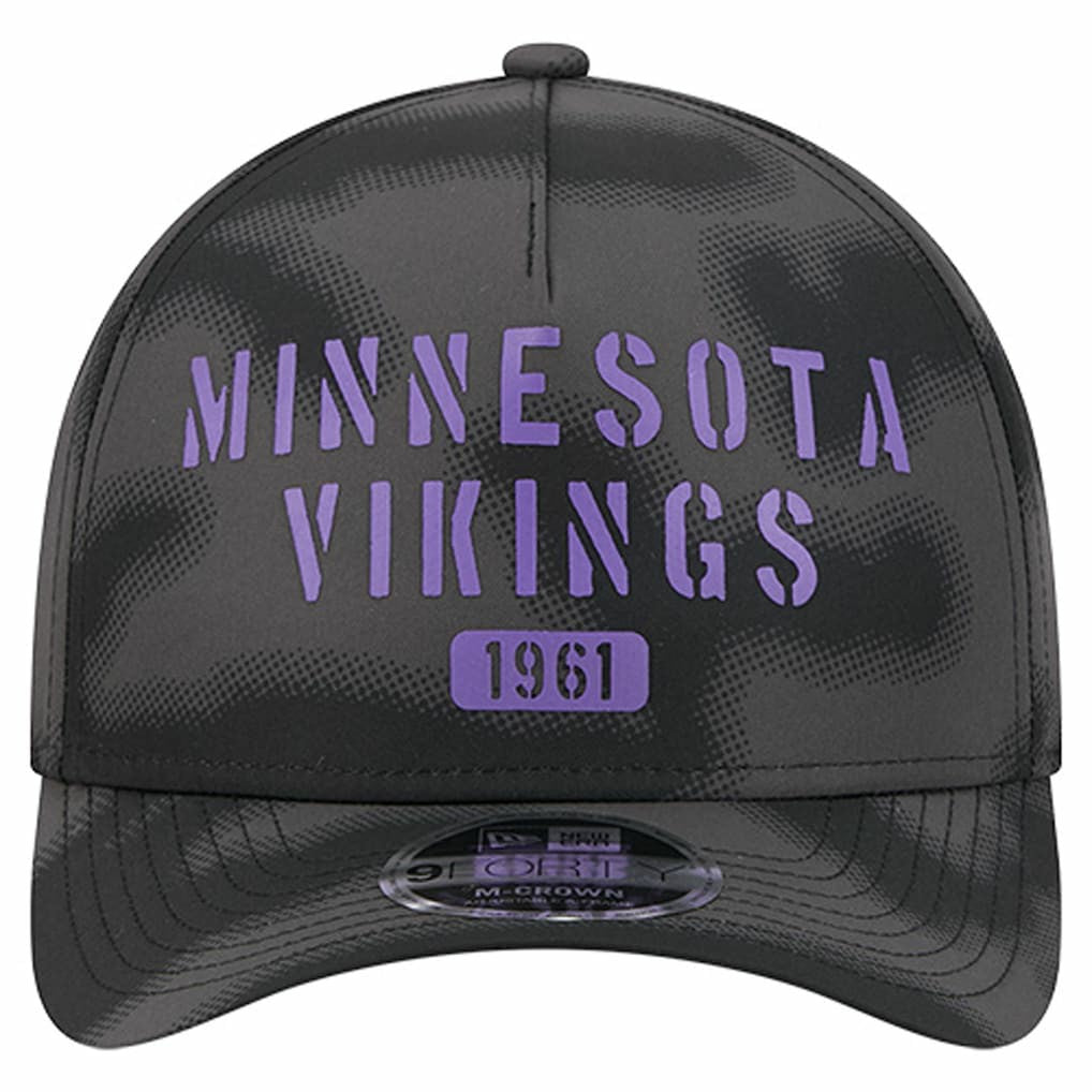 Minnesota Vikings New Era Halftone Camo 9FORTY Hat Gray - NFL