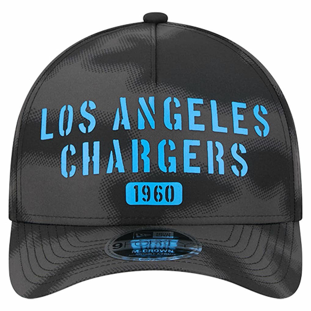Los Angeles Chargers New Era Halftone Camo 9FORTY Hat Gray - NFL