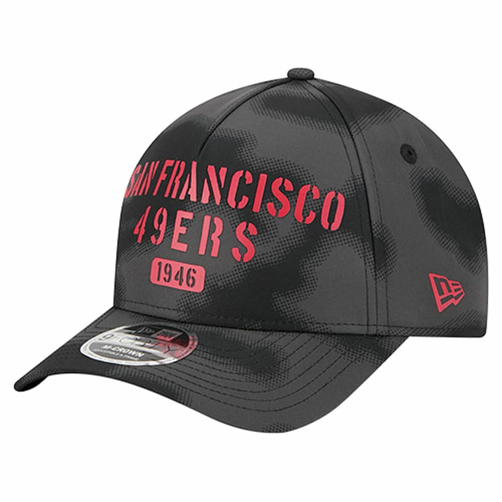 San Francisco 49ers New Era Halftone Camo 9FORTY Hat Gray - NFL