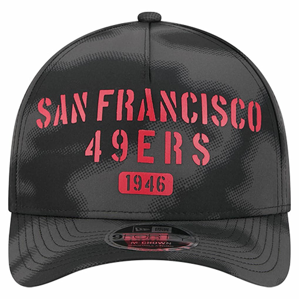 San Francisco 49ers New Era Halftone Camo 9FORTY Hat Gray - NFL