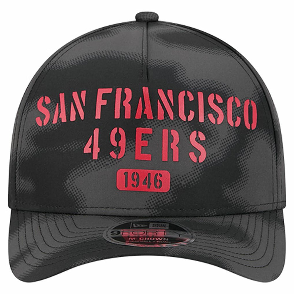 San Francisco 49ers New Era Halftone Camo 9FORTY Hat Gray - NFL