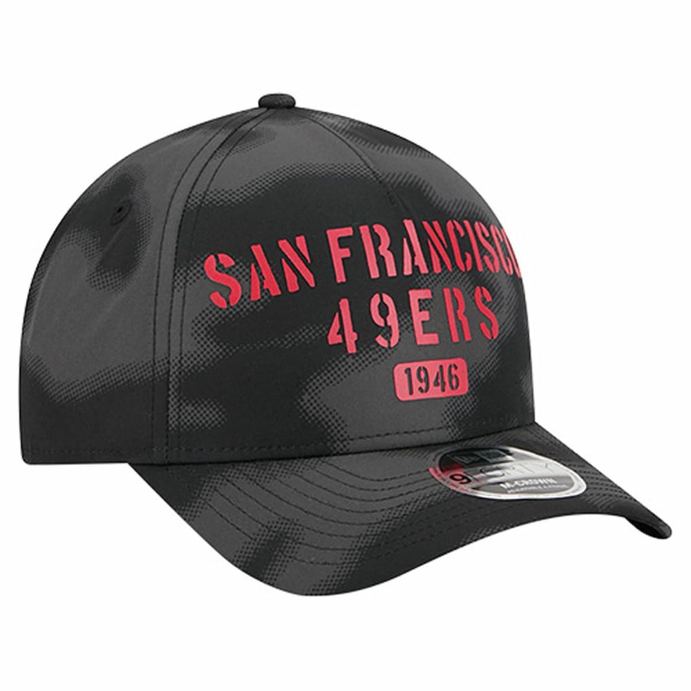 San Francisco 49ers New Era Halftone Camo 9FORTY Hat Gray - NFL