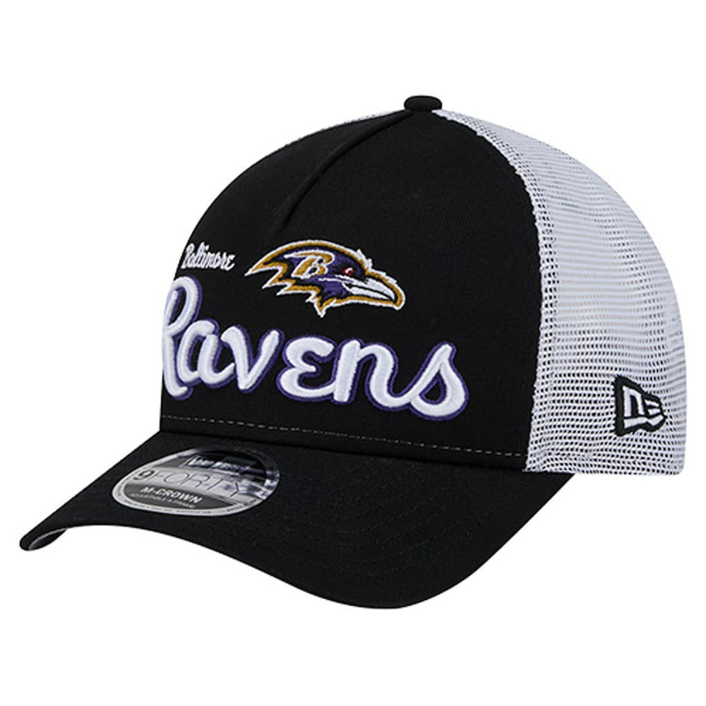 Baltimore Ravens New Era Side Lines 9FORTY Adjustable Hat Black - NFL