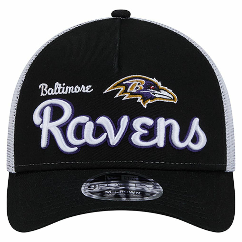 Baltimore Ravens New Era Side Lines 9FORTY Adjustable Hat Black - NFL