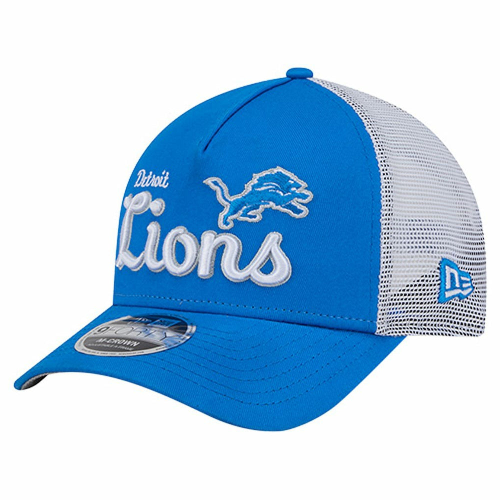 Detroit Lions New Era Side Lines 9FORTY Adjustable Hat Blue - NFL
