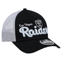 Las Vegas Raiders New Era Side Lines 9FORTY Adjustable Hat Black - NFL