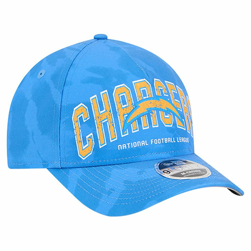 Los Angeles Chargers New Era Tie Dye Fade 9Forty M-Crown A-Frame Adjustable Hat Powder Blue - NFL
