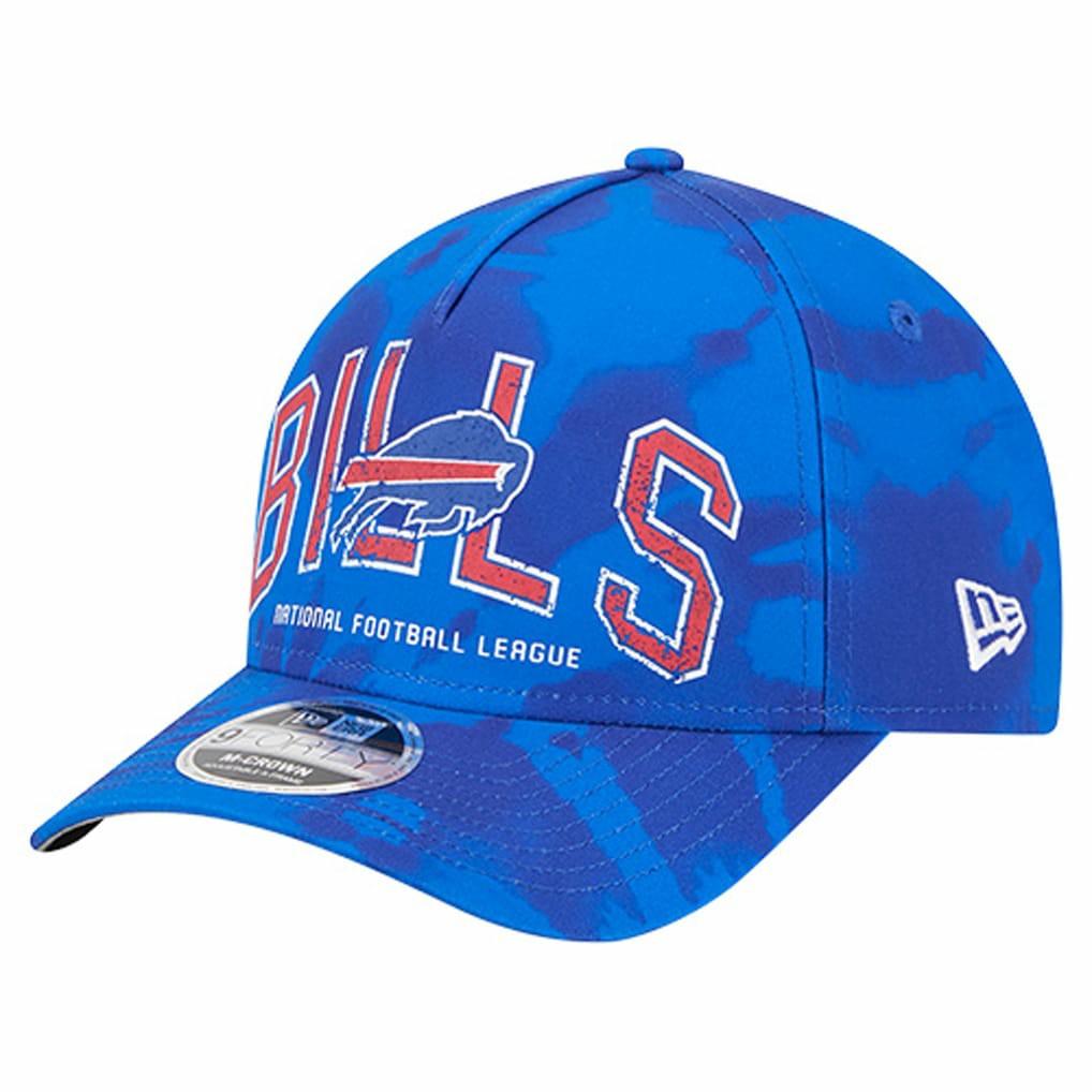 Buffalo Bills New Era Tie Dye Fade 9Forty M-Crown A-Frame Adjustable Hat Royal - NFL
