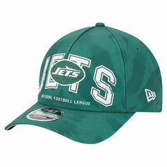 New York Jets New Era Tie Dye Fade 9Forty M-Crown A-Frame Adjustable Hat Green - NFL