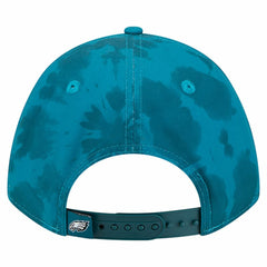 Philadelphia Eagles New Era Tie Dye Fade 9Forty M-Crown A-Frame Adjustable Hat Midnight Green - NFL