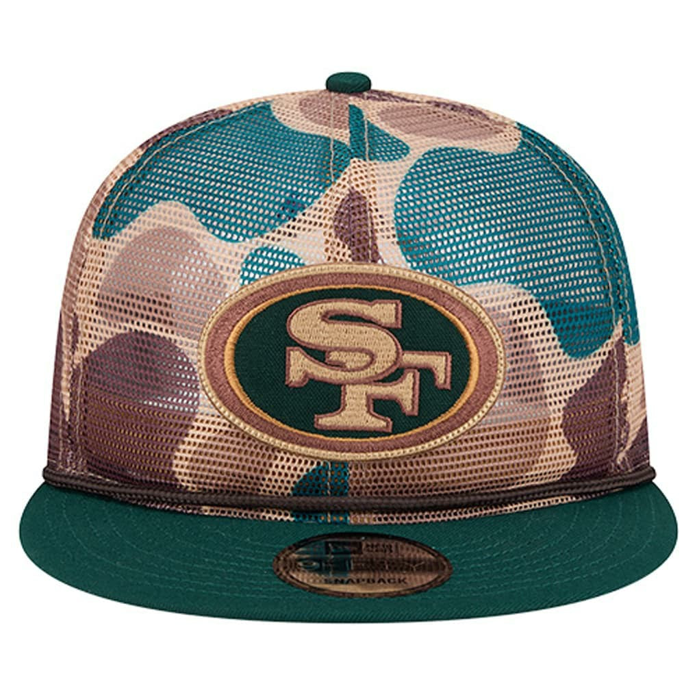 San Francisco 49ers New Era Duck Camo 9FIFTY Snapback Hat Camo - NFL
