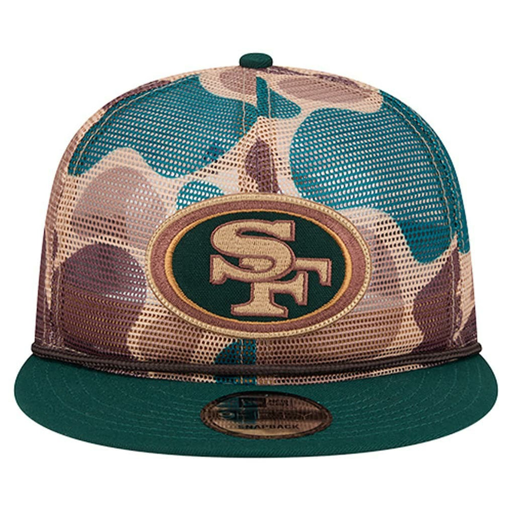 San Francisco 49ers New Era Duck Camo 9FIFTY Snapback Hat Camo - NFL
