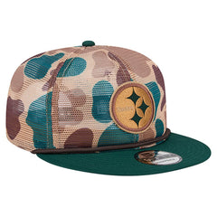 Pittsburgh Steelers New Era Duck Camo 9FIFTY Snapback Hat Camo - NFL