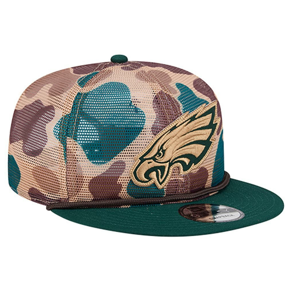 Philadelphia Eagles New Era Duck Camo 9FIFTY Snapback Hat Camo - NFL