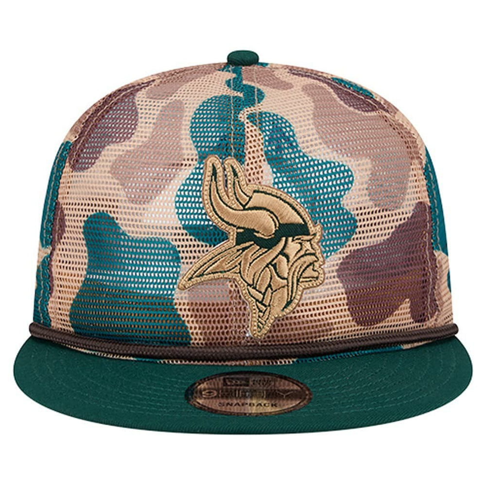 Minnesota Vikings New Era Duck Camo 9FIFTY Snapback Hat Camo - NFL