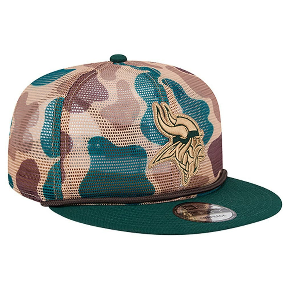 Minnesota Vikings New Era Duck Camo 9FIFTY Snapback Hat Camo - NFL