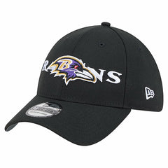 Baltimore Ravens New Era Overlap Logo 39THIRTY Stretch Fit Hat Black - NFL