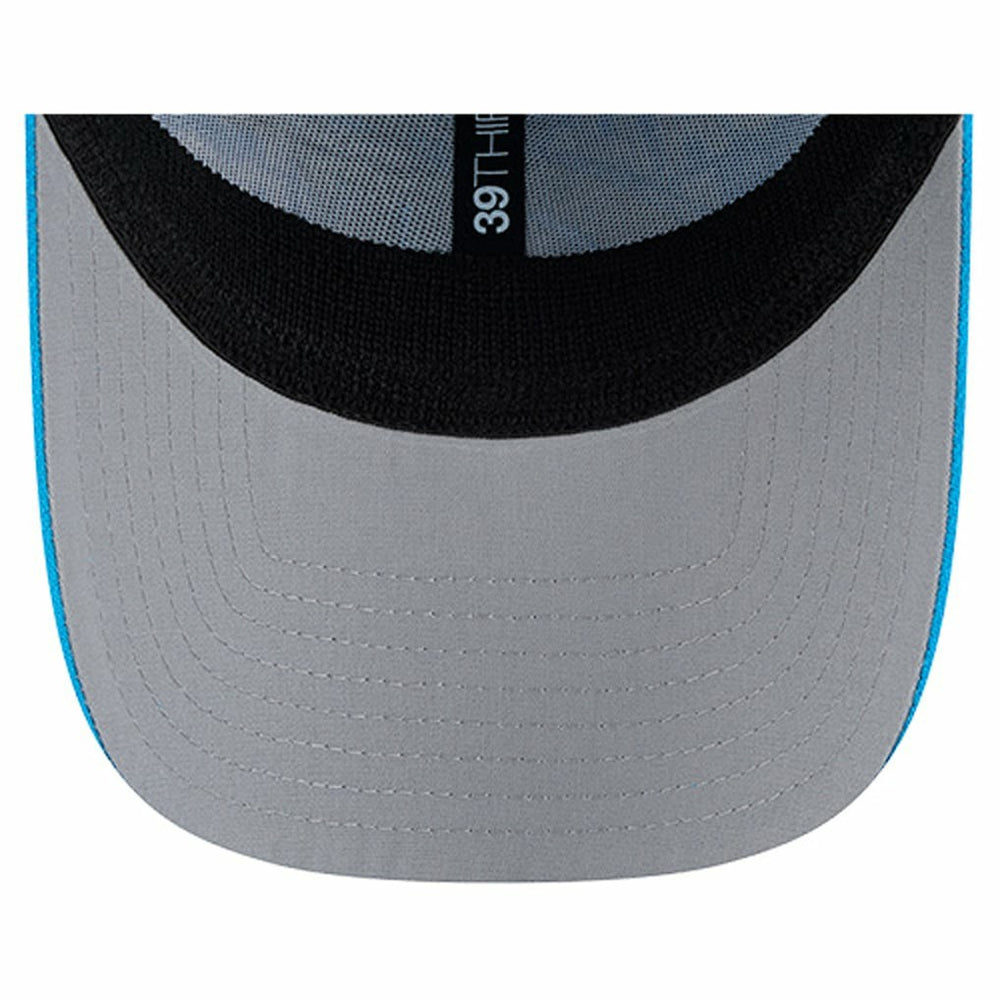 Carolina Panthers New Era Overlap Logo 39THIRTY Stretch Fit Hat Blue - NFL