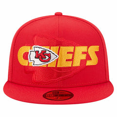 Kansas City Chiefs New Era Overlap Wordmark 59FIFTY Fitted Hat Red - NFL