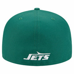 New York Jets New Era Overlap Wordmark 59FIFTY Fitted Hat Green - NFL