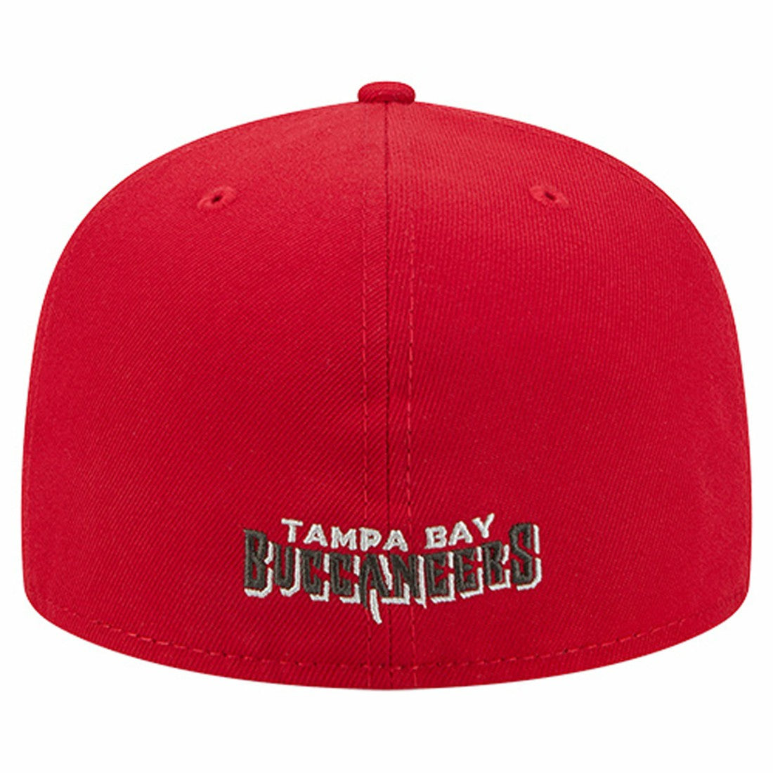 Tampa Bay Buccaneers New Era Overlap Wordmark 59FIFTY Fitted Hat Red - NFL