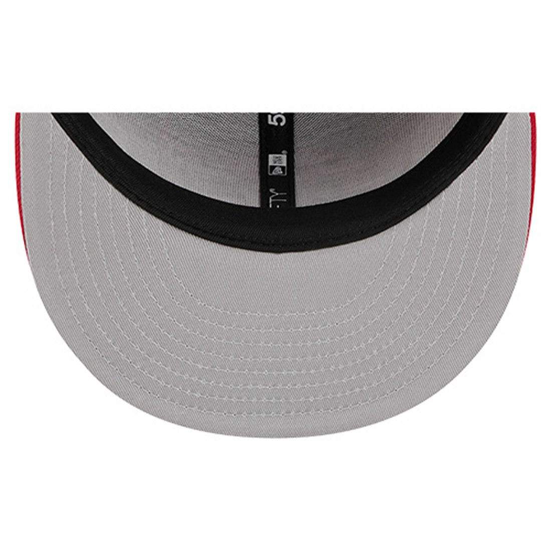 Tampa Bay Buccaneers New Era Overlap Wordmark 59FIFTY Fitted Hat Red - NFL