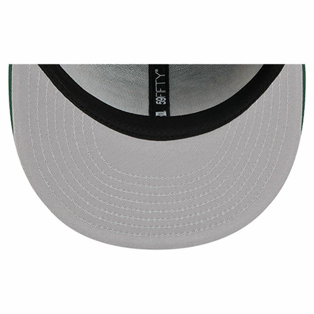 Green Bay Packers New Era Overlap Wordmark 59FIFTY Fitted Hat Green - NFL