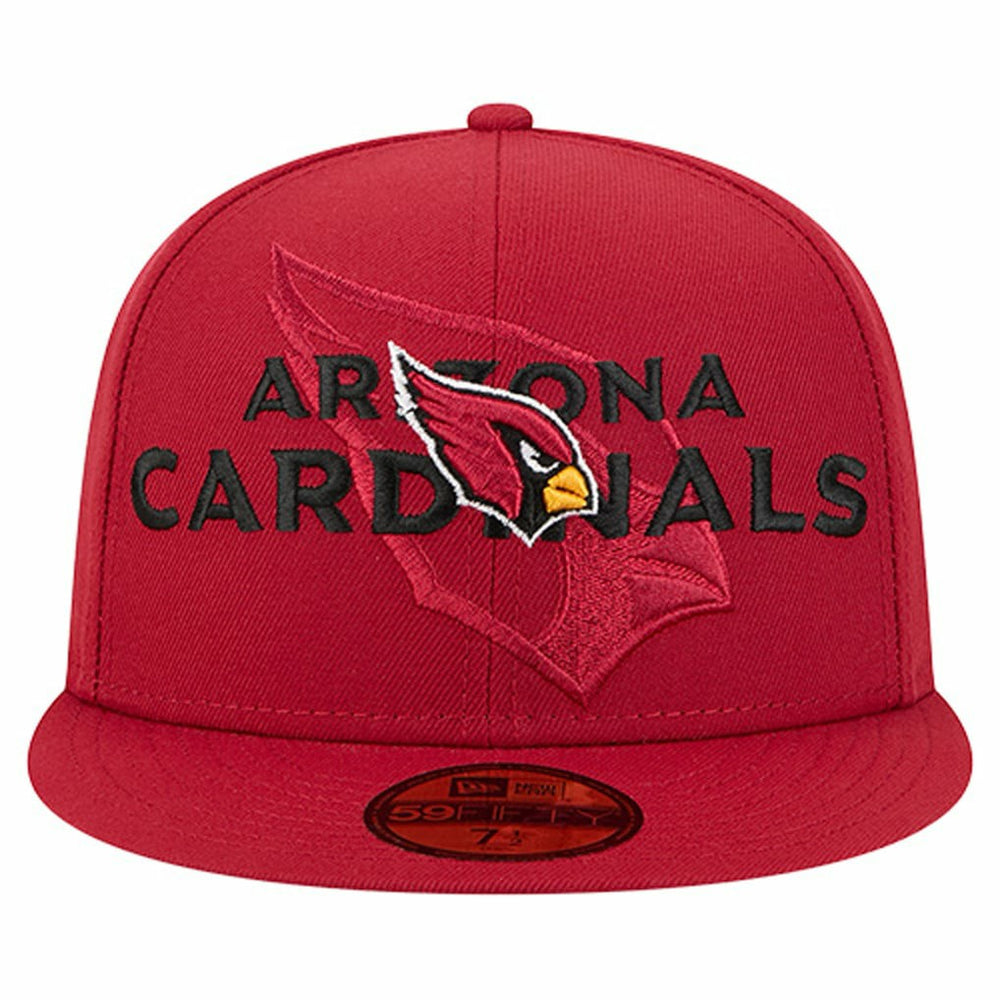 Arizona Cardinals New Era Overlap Wordmark 59FIFTY Fitted Hat Cardinal - NFL