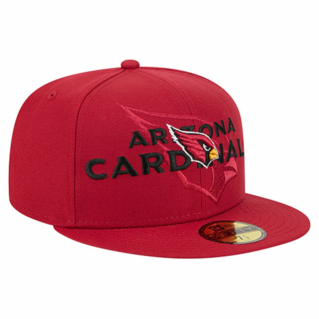 Arizona Cardinals New Era Overlap Wordmark 59FIFTY Fitted Hat Cardinal - NFL